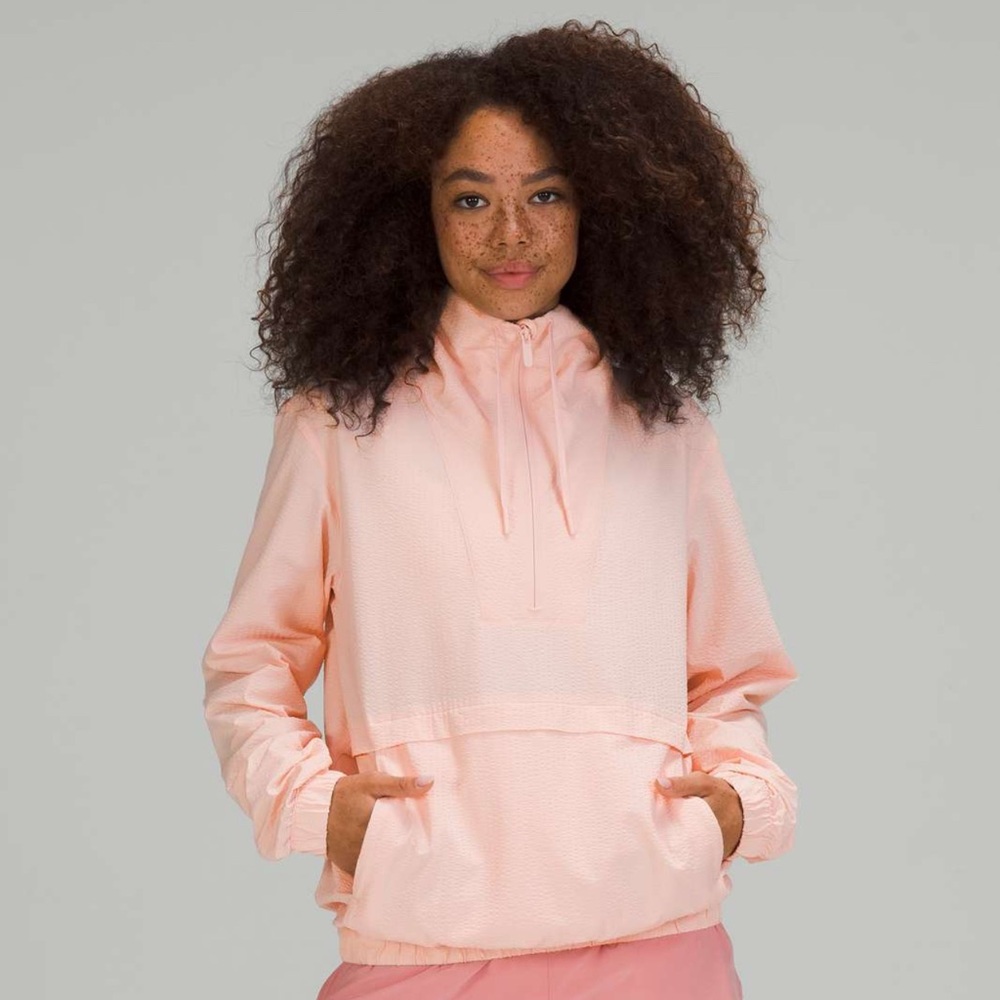 lululemon athletica Pale Peach Pullover Hoodie